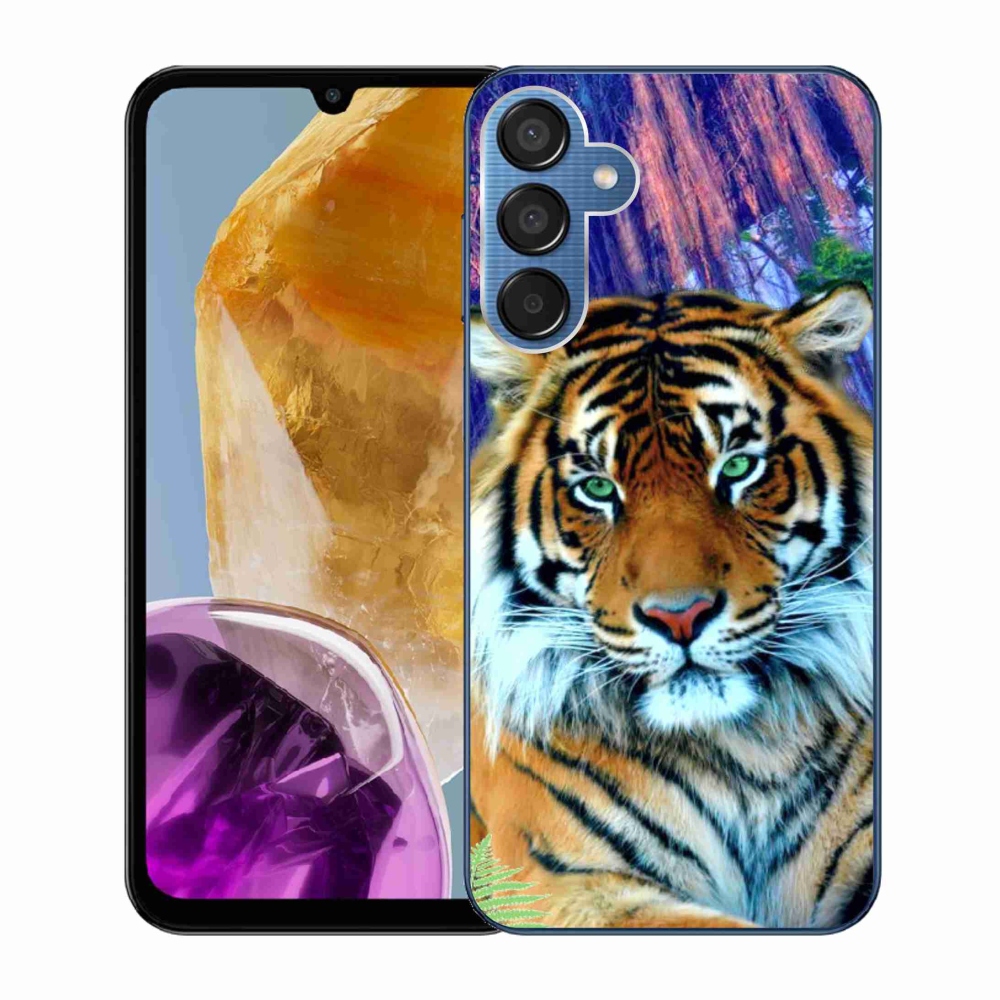 Gelový obal mmCase na Samsung Galaxy M15 5G - tygr