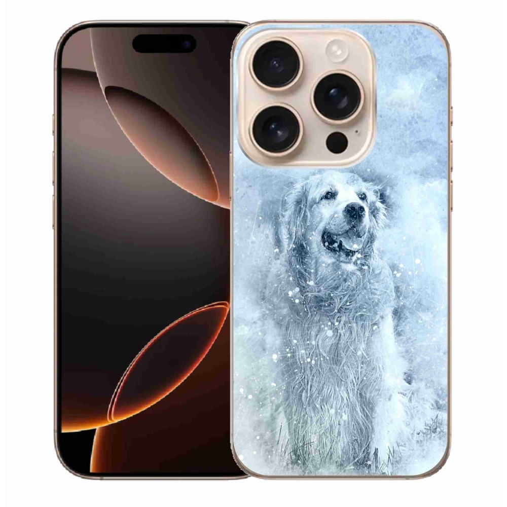 Gelový obal mmCase na iPhone 16 Pro Max - retrívr