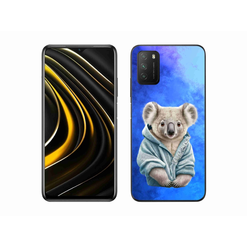 Gelový kryt mmCase na Xiaomi Poco M3 - koala ve svetru
