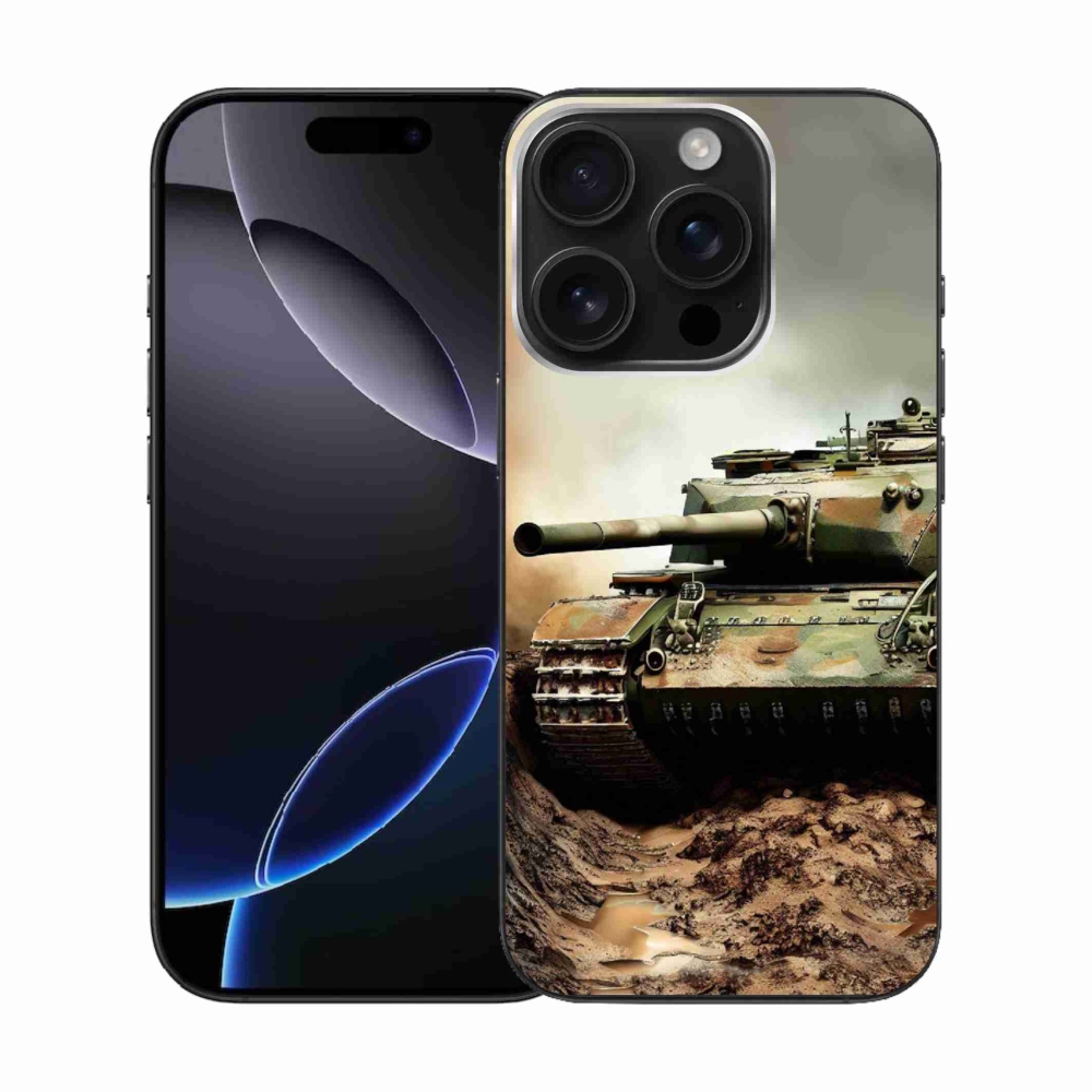 Gelový kryt mmCase na iPhone 16 Pro - tank
