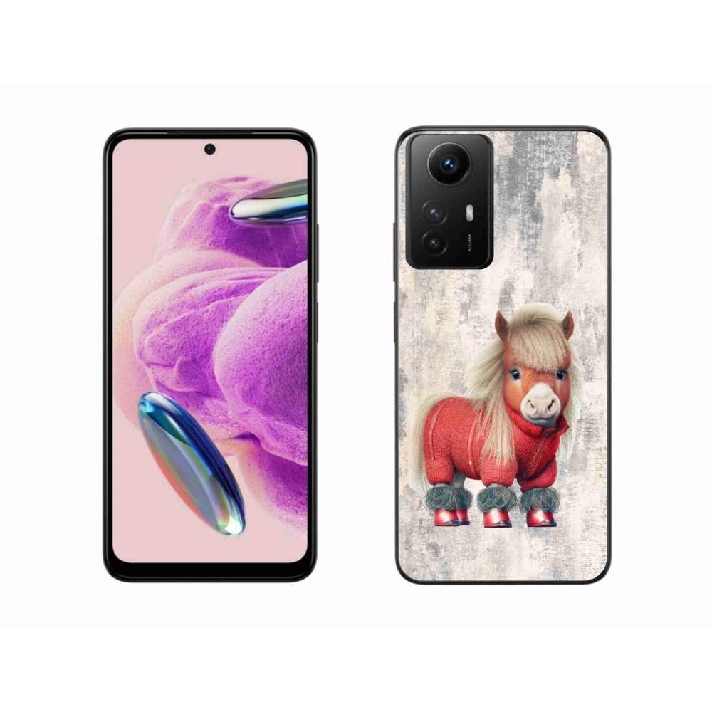 Gelový kryt mmCase na Xiaomi Redmi Note 12S - poník ve svetru