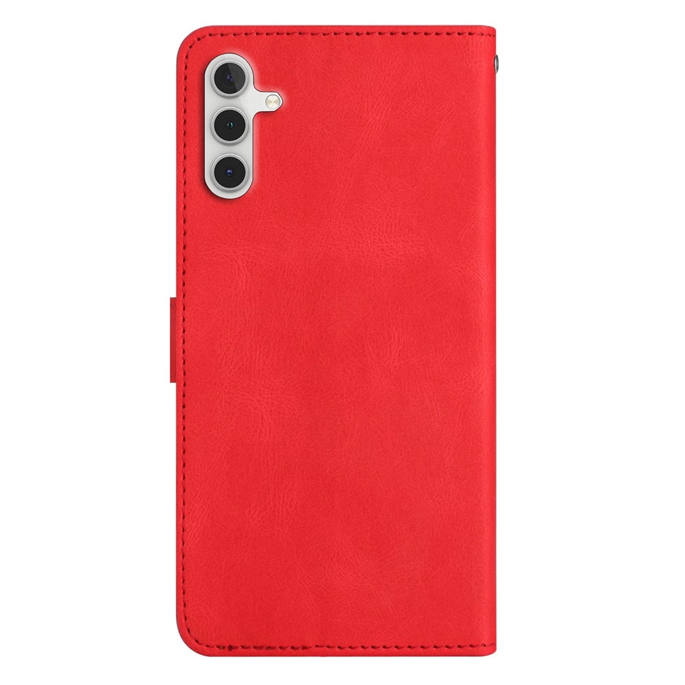 Line knížkové pouzdro na Samsung Galaxy S25 FE - červené