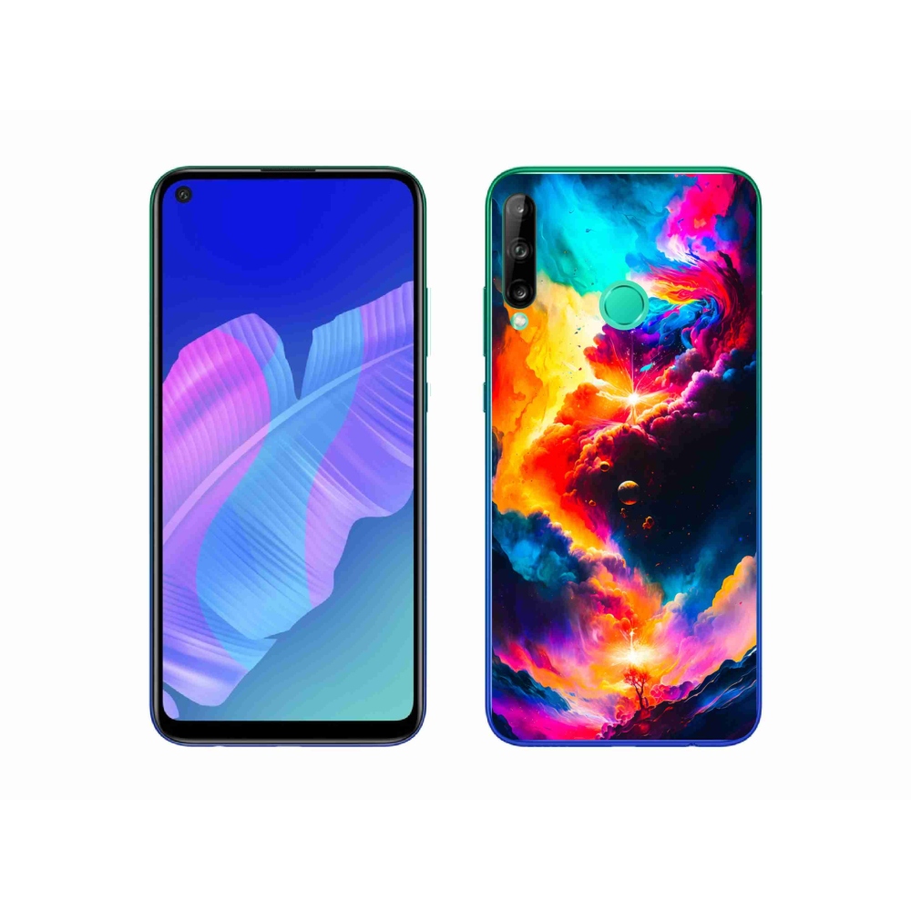 Gelový kryt mmCase na Huawei P40 Lite E - abstraktní motiv