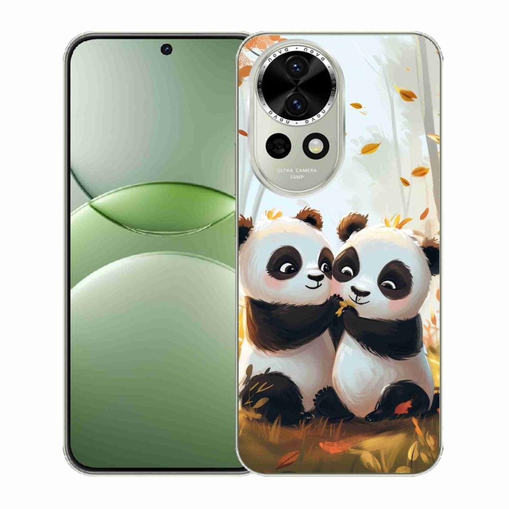 Gelový kryt mmCase na Huawei Nova 13 5G - pandy