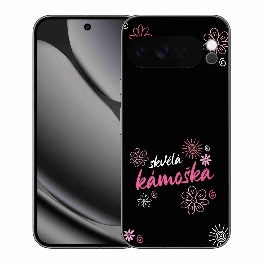 Gelový kryt mmCase na Google Pixel 10 Pro XL - skvělá kámoška černé pozadí