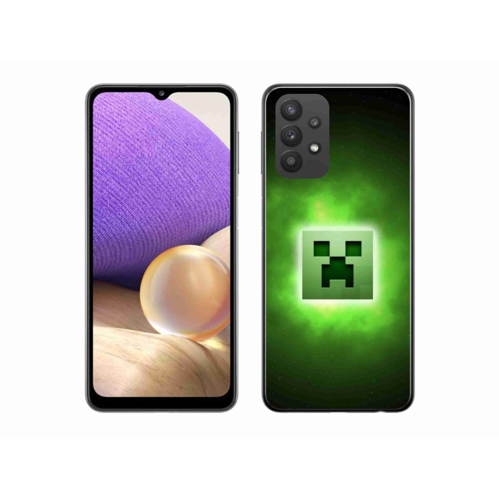 Gelový kryt mmCase na Samsung Galaxy A32 5G - minecraft