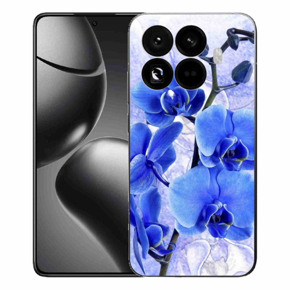 Gelový kryt mmCase na Xiaomi 15T Pro - modré květy