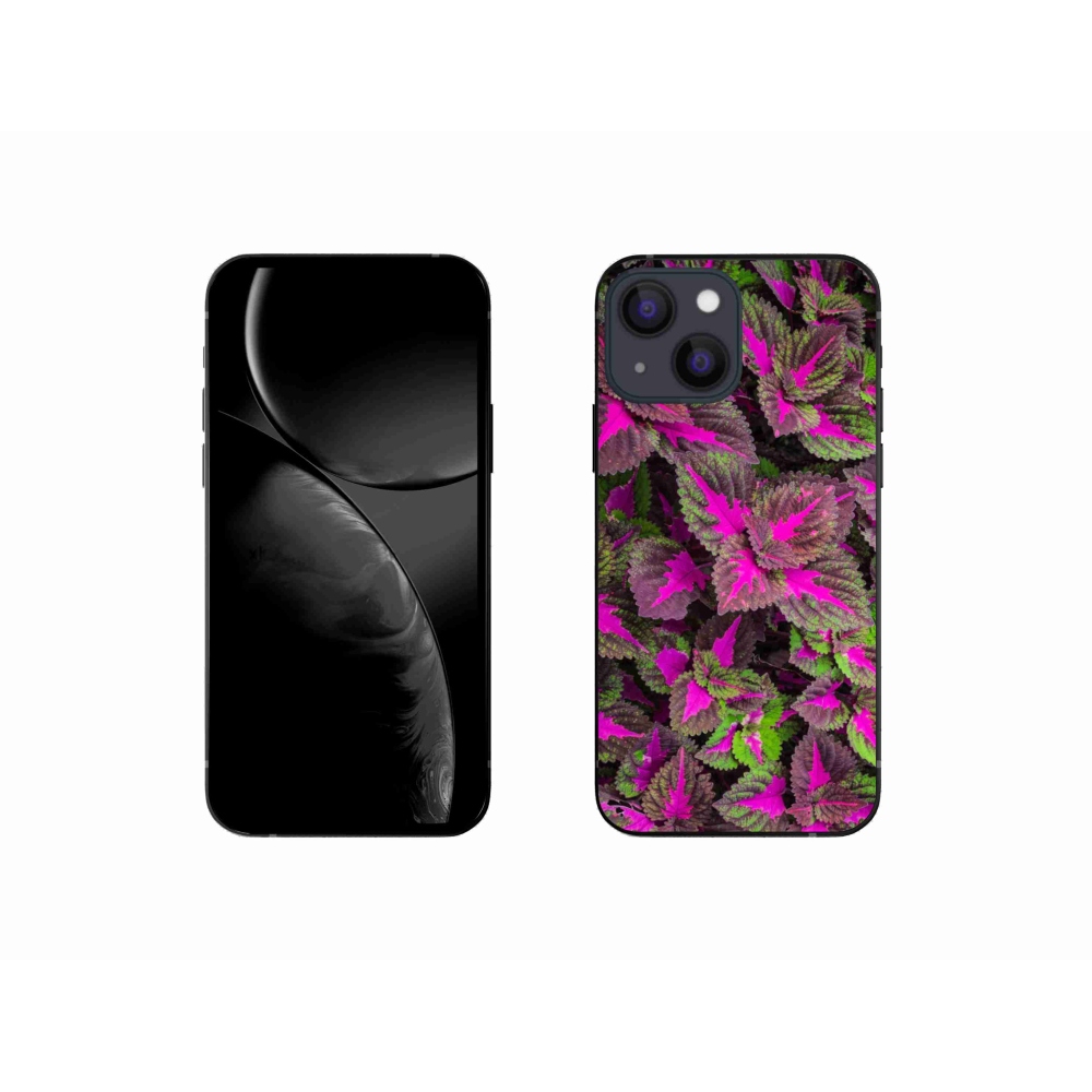 Gelový kryt mmCase na iPhone 13 mini 5.4 - květiny 10