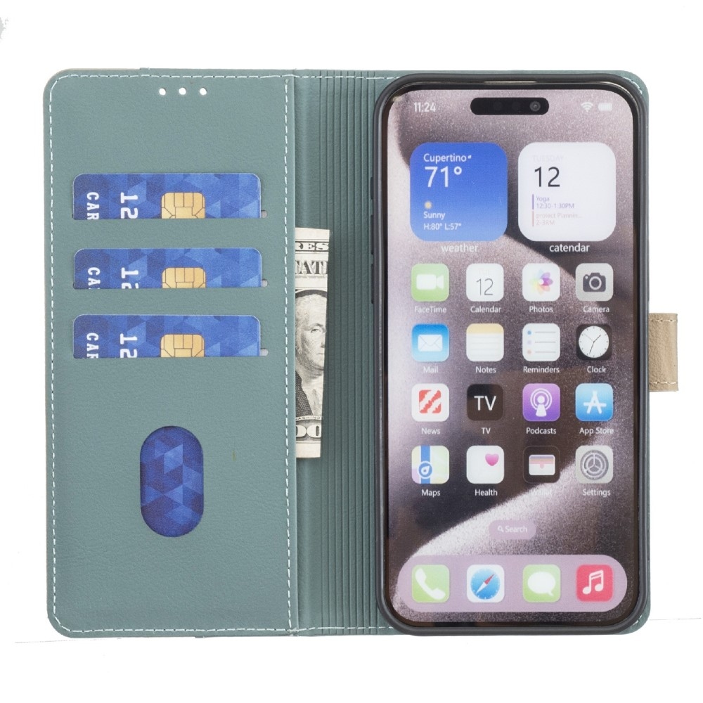 BNF DUO knížkové pouzdro na Samsung Galaxy A06 4G - zelené