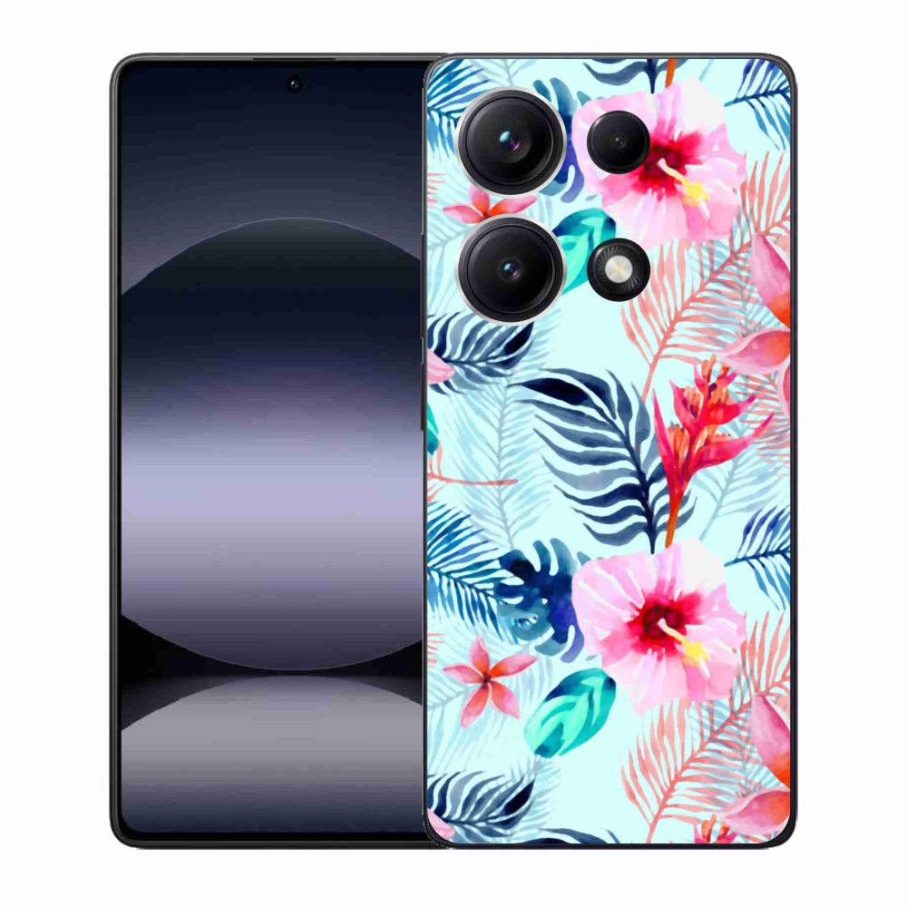 Gelový kryt mmCase na Xiaomi Redmi Note 14S - květiny