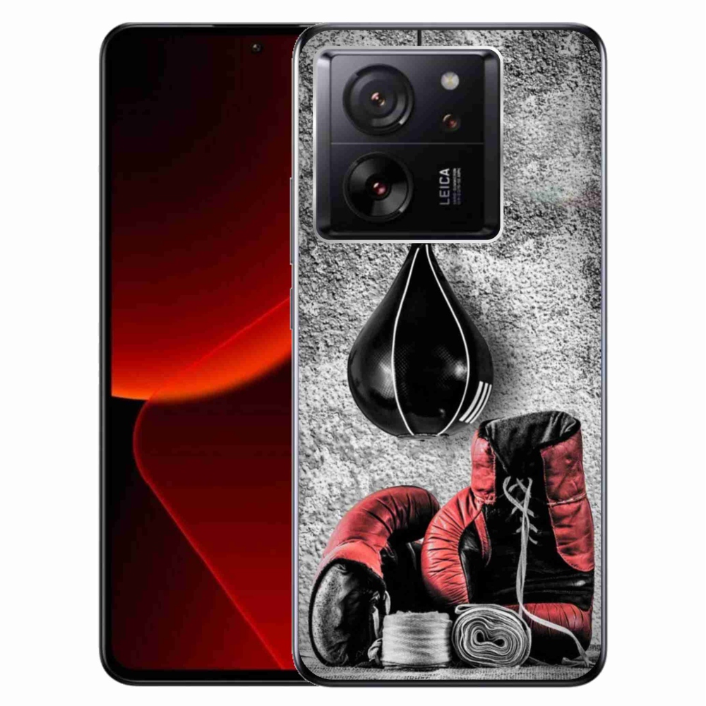 Gelový kryt mmCase na Xiaomi 13T/13T Pro - boxovací pytel a rukavice