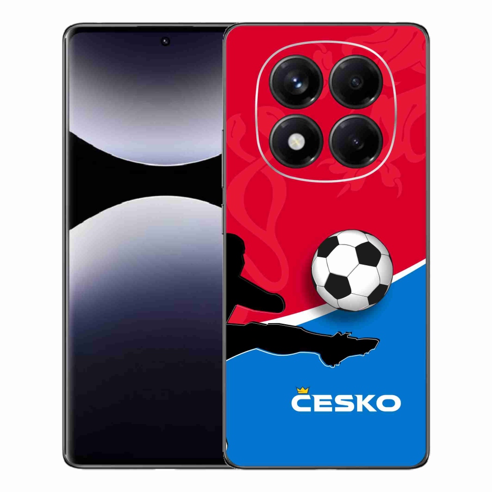 Gelový kryt mmCase na Xiaomi Redmi Note 14 Pro - fotbal Česko 2
