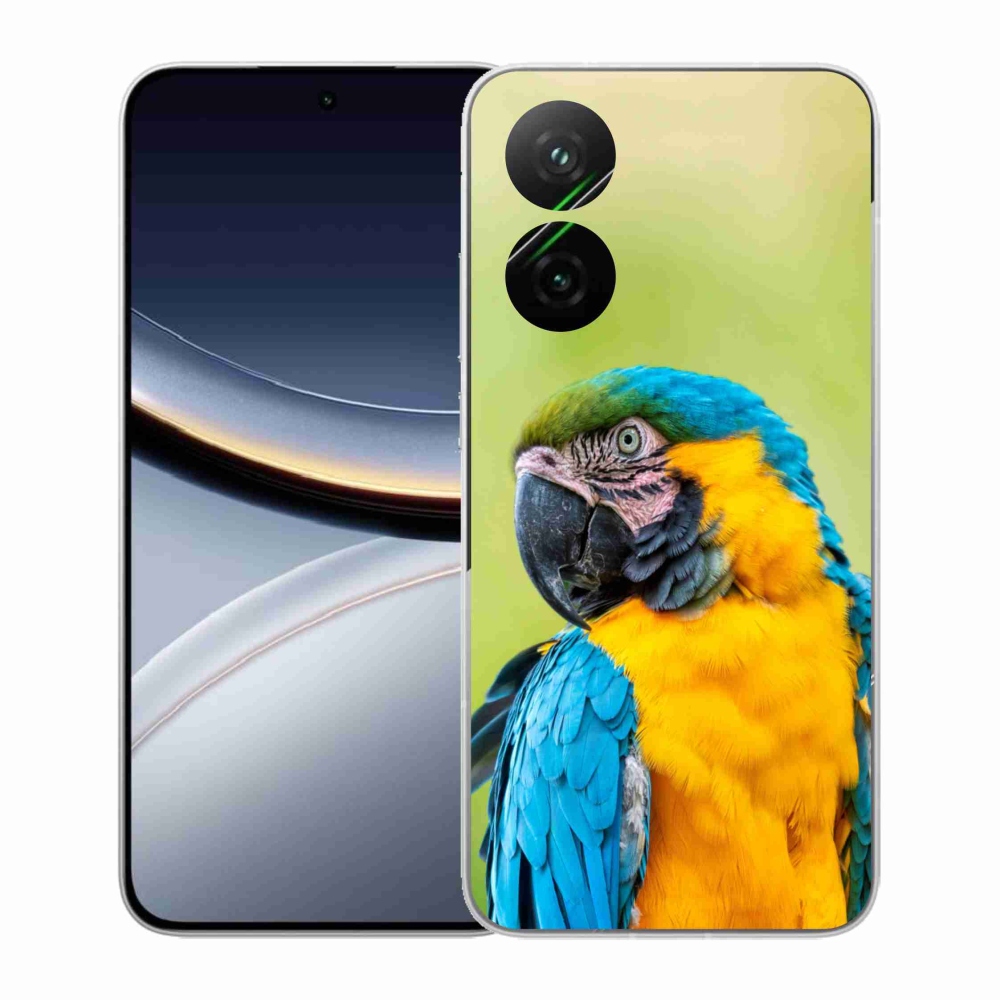 Gelový kryt mmCase na Xiaomi Poco F7 5G - papoušek ara 2