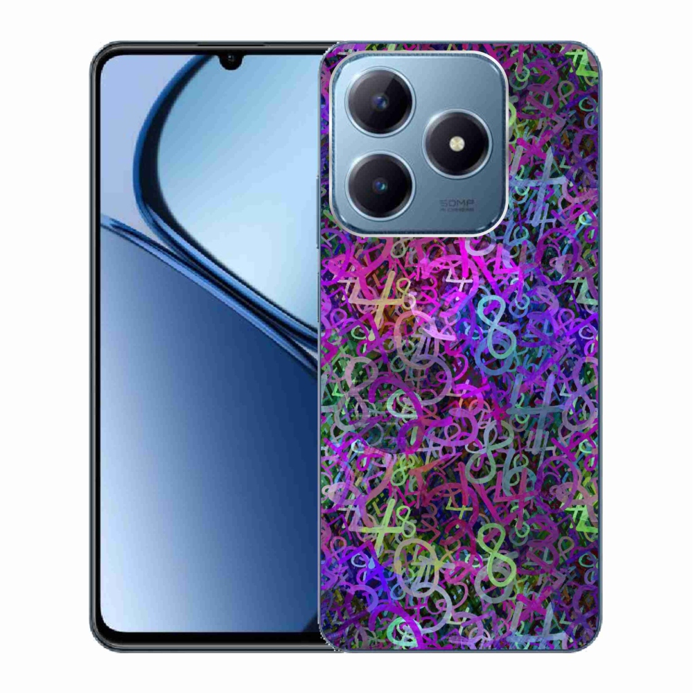 Gelový kryt mmCase na Realme C63 - abstraktní motiv 25