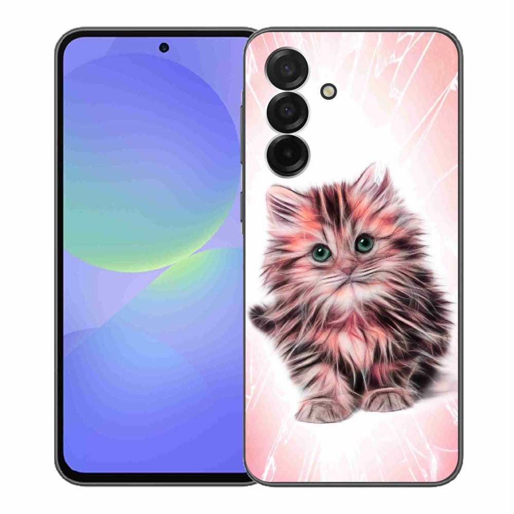Gelový kryt mmCase na Samsung Galaxy A36 5G - roztomilé kotě