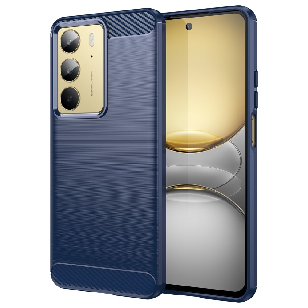 Carbon odolný gelový obal na Realme 14x 5G/Realme C75 - modrý