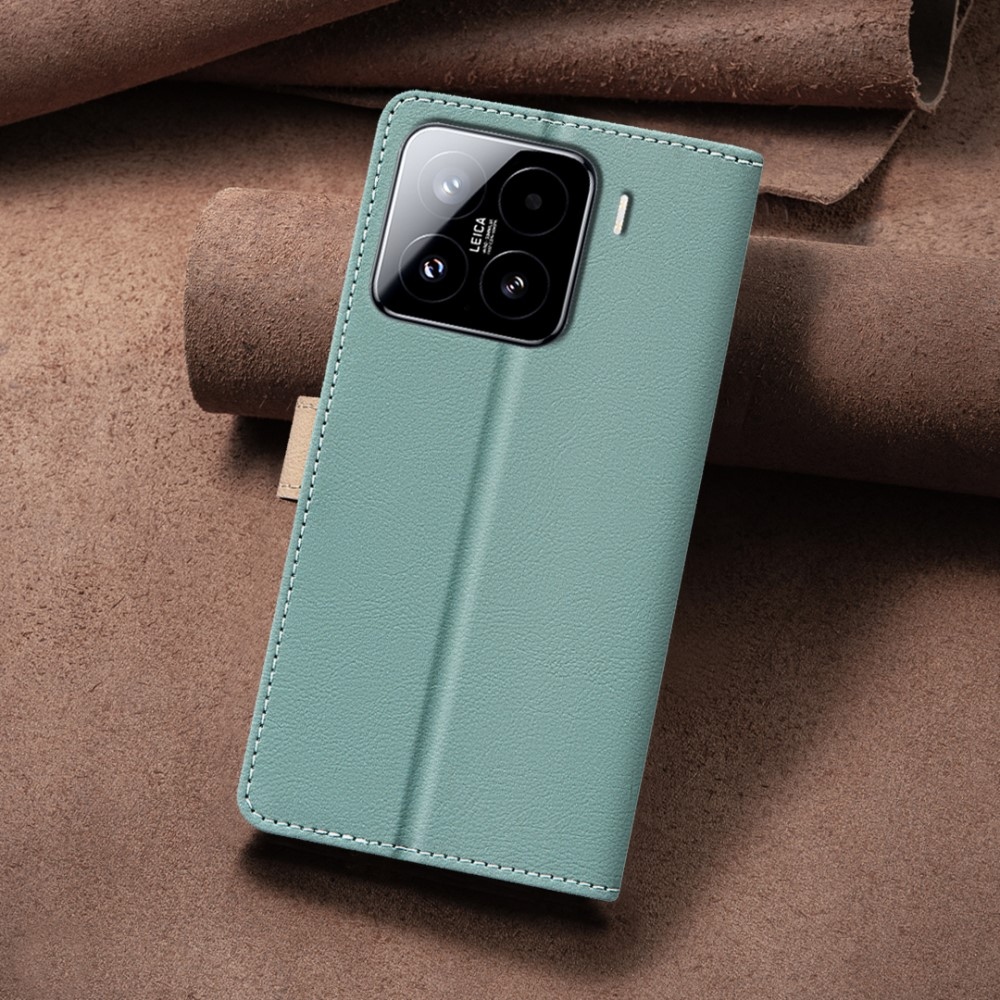 BNF DUO knížkové pouzdro na Xiaomi 15 - zelené