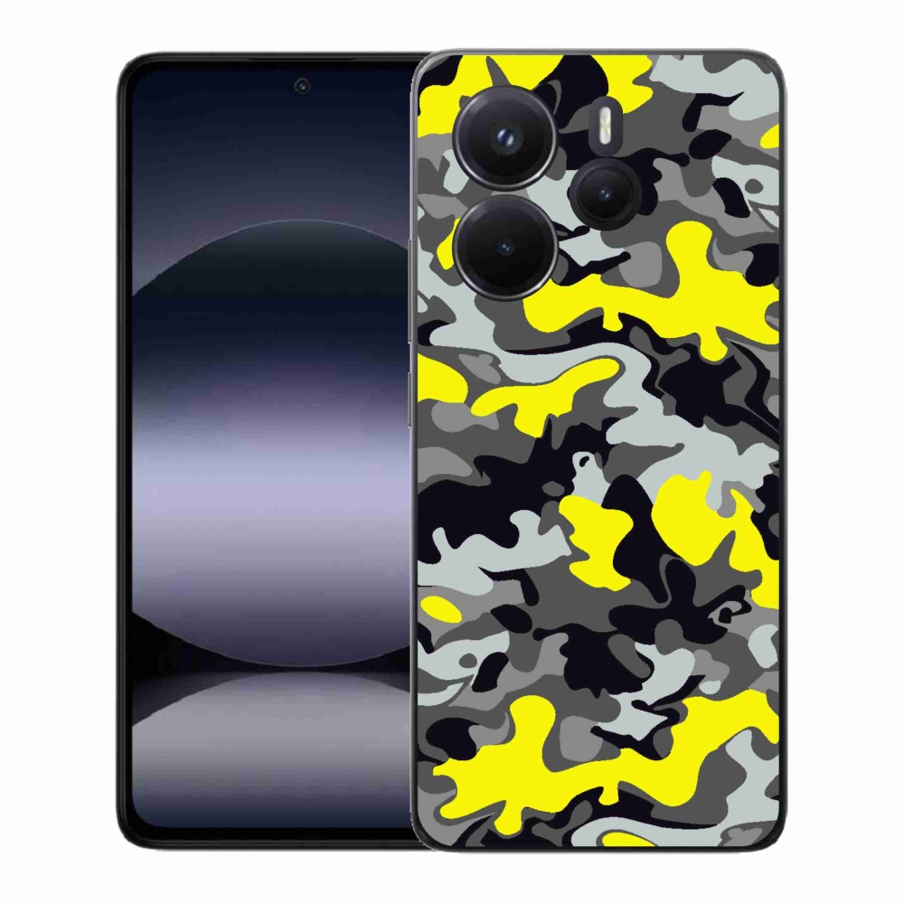 Gelový kryt mmCase na Xiaomi Redmi Note 14 - maskáčový vzor 6
