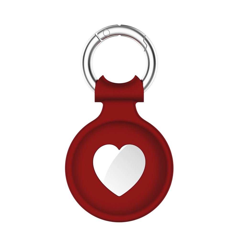 Love silikonový obal pro Apple AirTag - červený