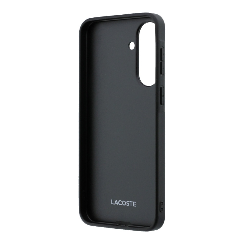 Lacoste Iconic Petit Pique Woven Logo MagSafe Zadní Kryt pro Samsung Galaxy A37 Black