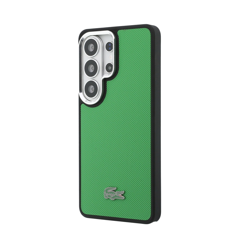 Lacoste Petit Pique Metal Logo Magnetic Zadní Kryt pro Samsung Galaxy S26 Ultra Estragon Green