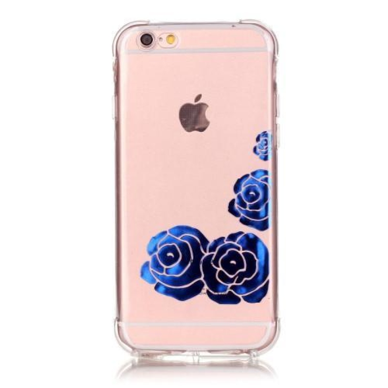 Lacq flexibilní gelový obal na iPhone 6 a iPhone 6s - květiny