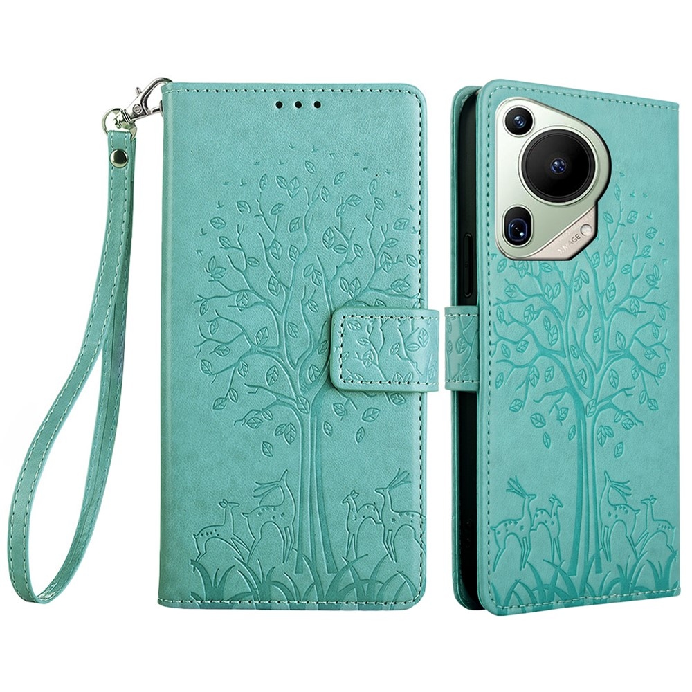 Tree knížkové pouzdro na Huawei Pura 70 Ultra - modrozelené