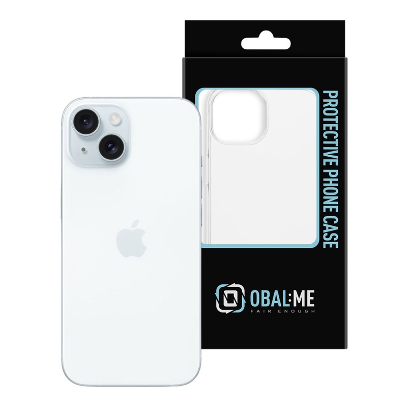 OBAL:ME TPU Kryt pro Apple iPhone 15 Transparent
