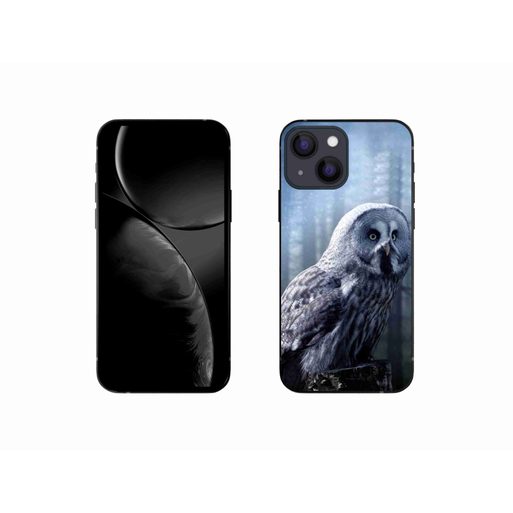 Gelový kryt mmCase na iPhone 13 mini 5.4 - sova