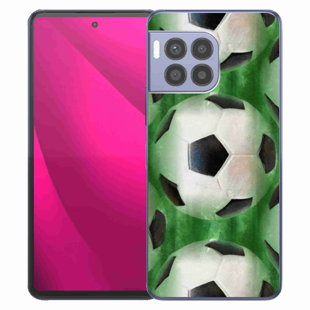 Gelový kryt mmCase na T-Mobile T Phone 2 Pro - fotbalový míč