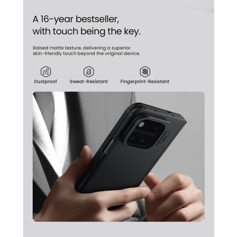 Nillkin Super Frosted Prop Magnetic Zadní Kryt pro Google Pixel 11 Pro Fold Black