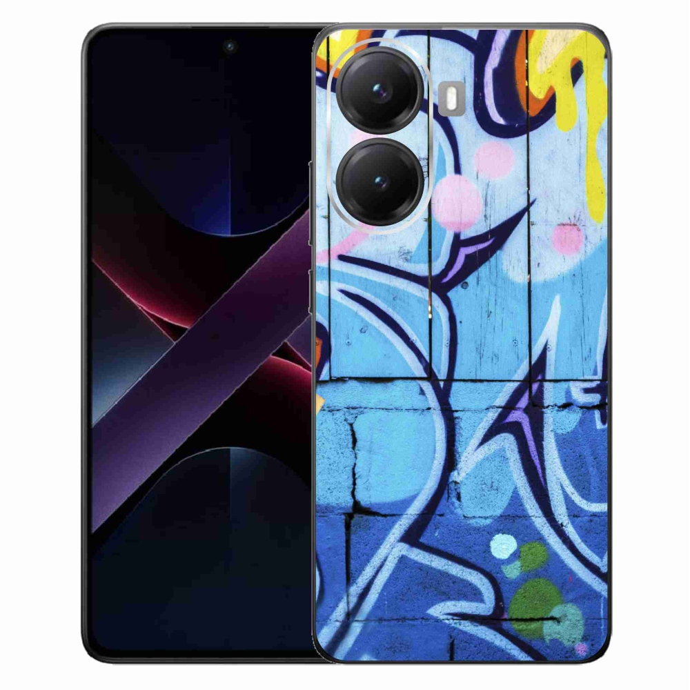 Gelový kryt mmCase na Xiaomi Poco X7 Pro 5G - graffiti