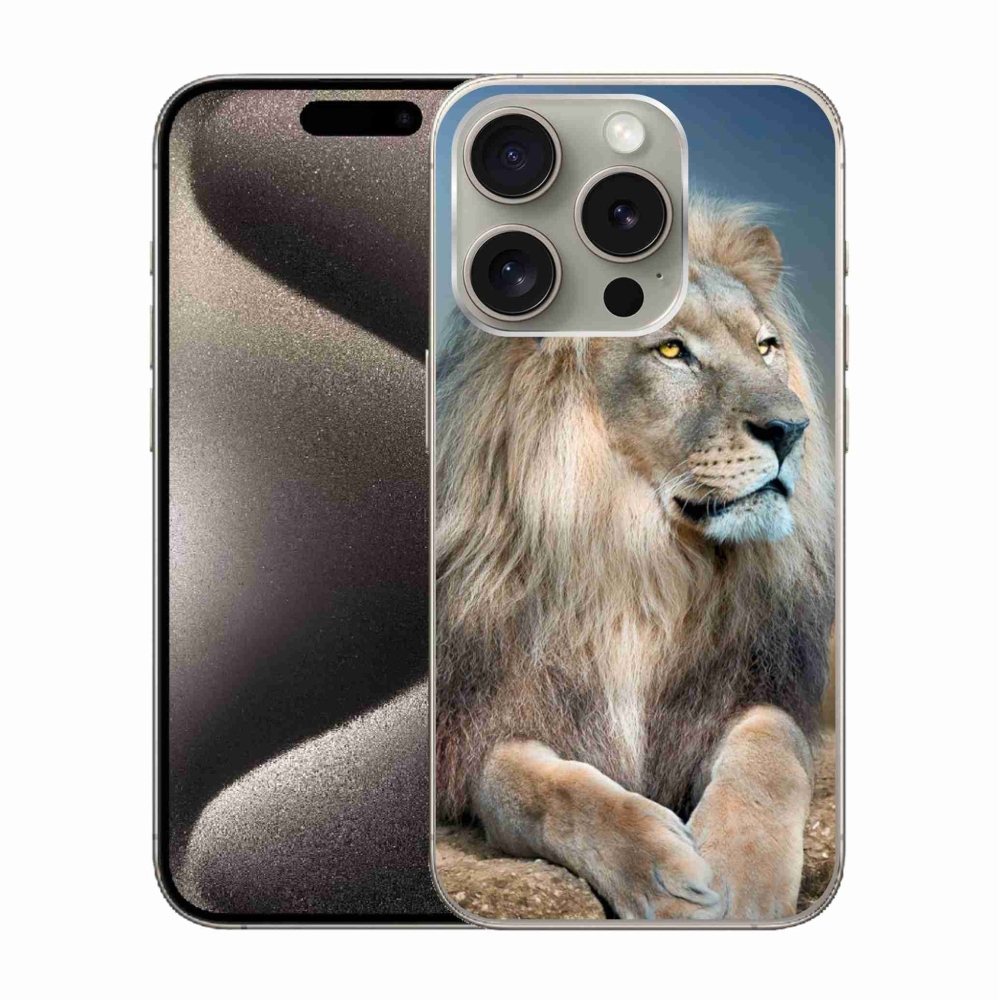 Gelový obal mmCase na iPhone 15 Pro - lev 1