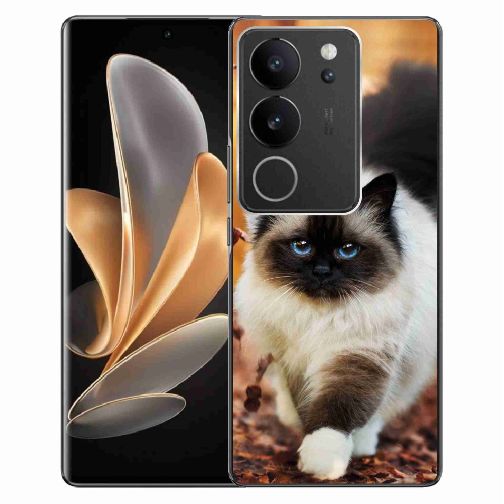 Gelový obal mmCase na Vivo V29 5G - kočka