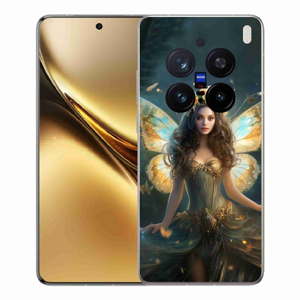 Gelový kryt mmCase na Vivo X200 Pro 5G - motýlí žena