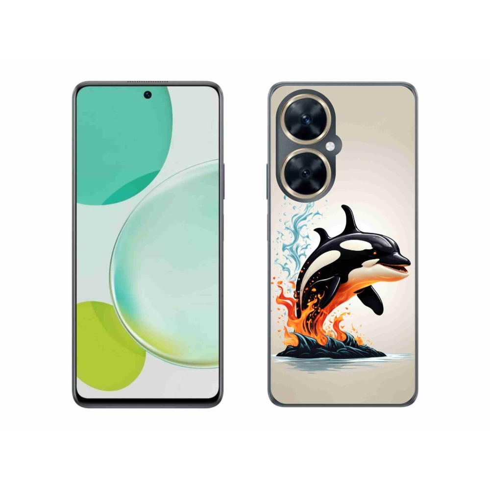 Gelový kryt mmCase na Huawei Nova 11i - kosatka