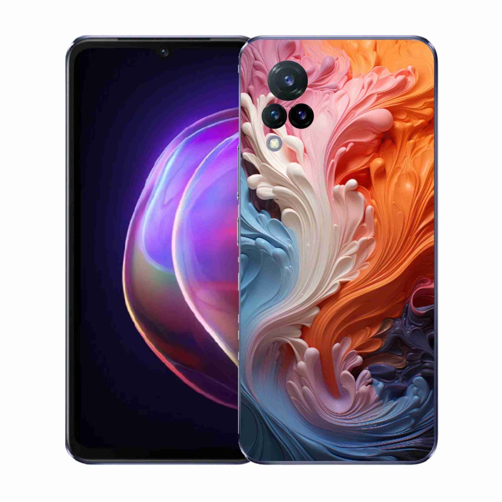 Gelový kryt mmCase na Vivo V21 4G/5G - abstraktní motiv 8
