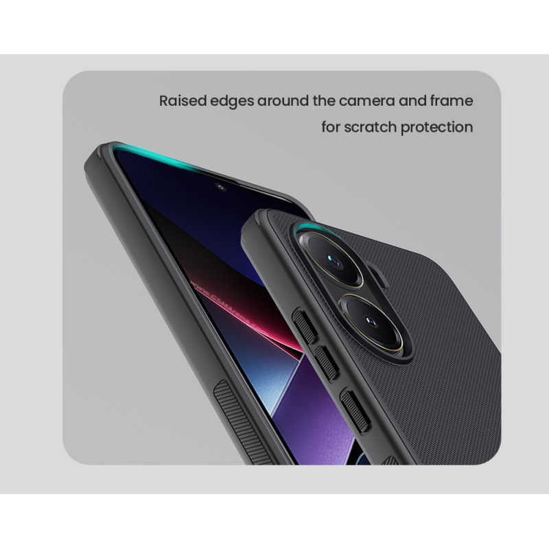 Nillkin Super Frosted PRO Zadní Kryt pro Poco X7 Pro 5G Black