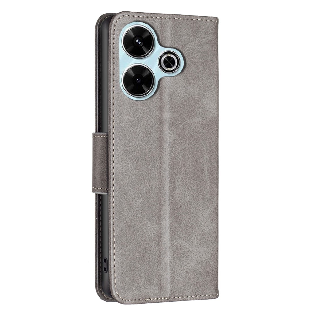 Case knížkové pouzdro na Xiaomi Redmi 13 4G/Poco M6 4G - šedé
