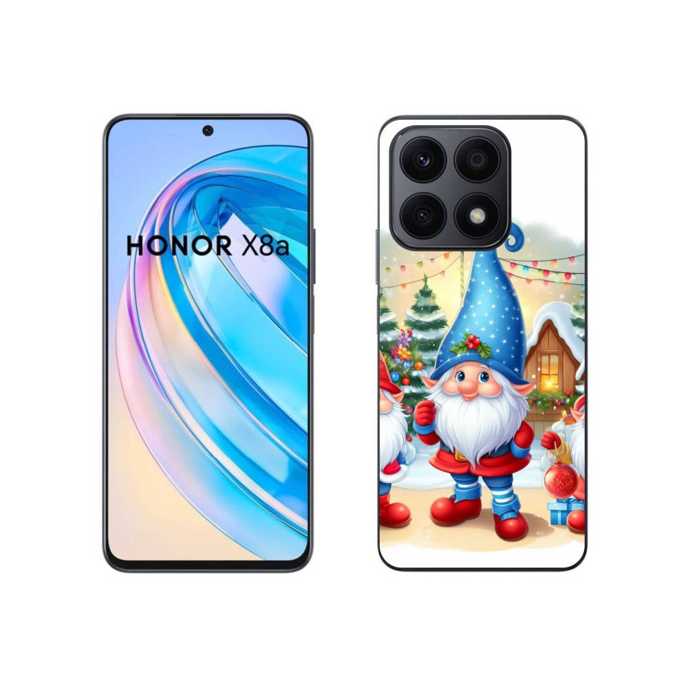 Gelový kryt mmCase na Honor X8a - vánoční skřítci