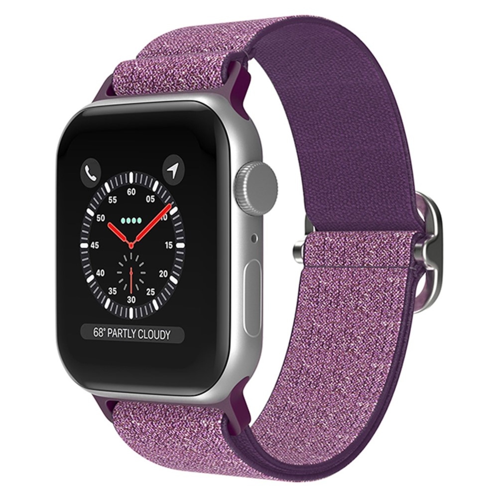 Decor nylonový řemínek na Apple Watch Ultra/Ultra 2 49mm/SE/SE 2022/2023 44mm/9/8/7 45mm/6/5/4 44mm/3/2/1 42 mm - světlefialový