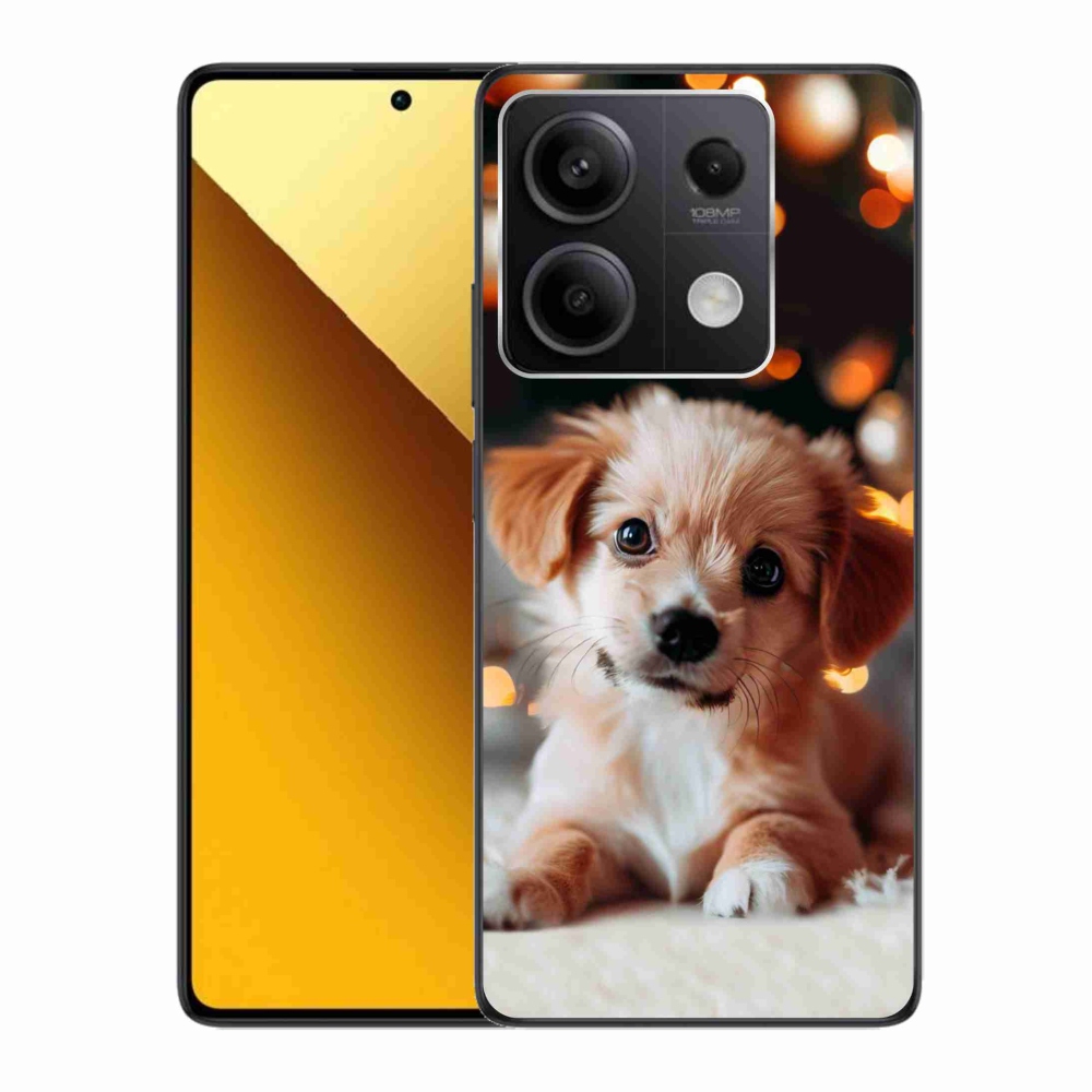 Gelový kryt mmCase na Xiaomi Redmi Note 13 5G - štěňátko