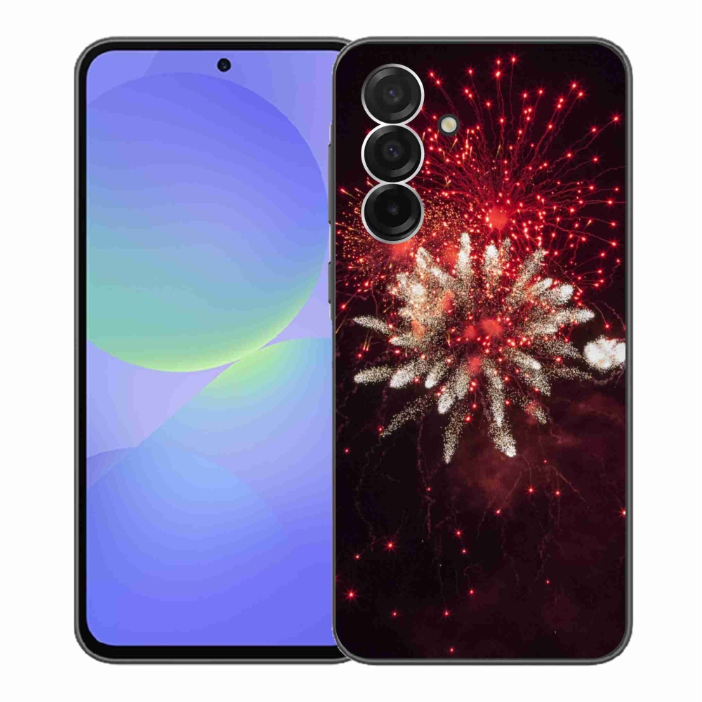 Gelový kryt mmCase na Samsung Galaxy A36 5G - ohňostroj