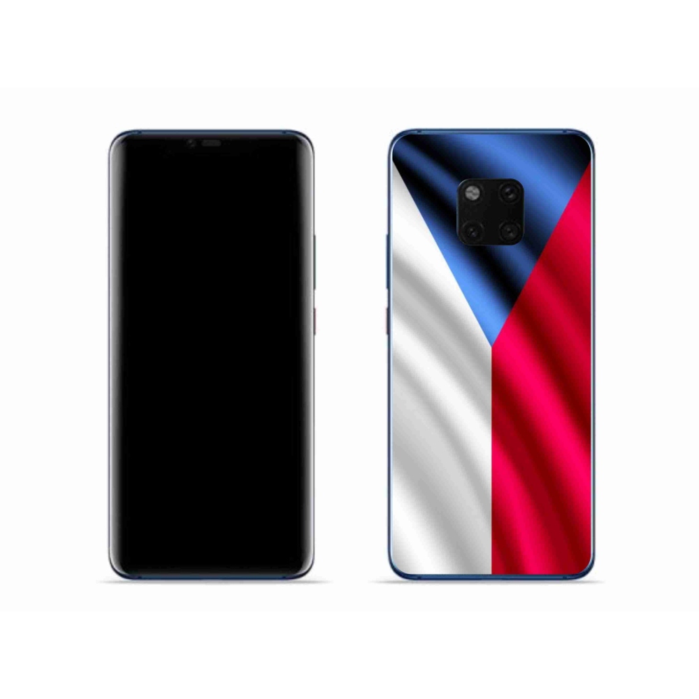 Gelový kryt mmCase na mobil Huawei Mate 20 Pro - česká vlajka