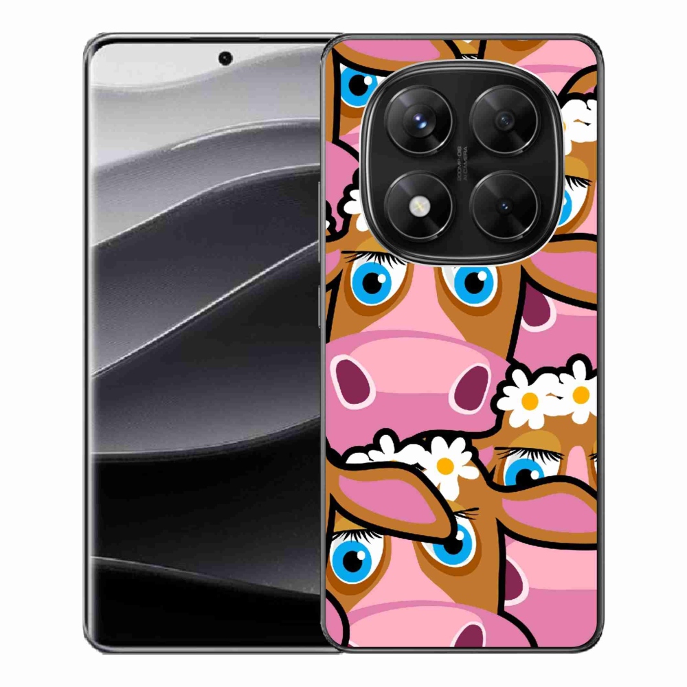 Gelový kryt mmCase na Xiaomi Redmi Note 14 Pro 5G/Poco X7 5G - kreslené kravičky