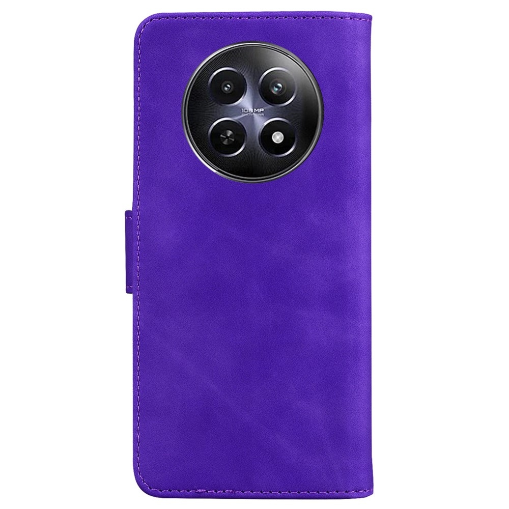 Solid knížkové pouzdro na Realme 12 5G/12x 5G - fialové