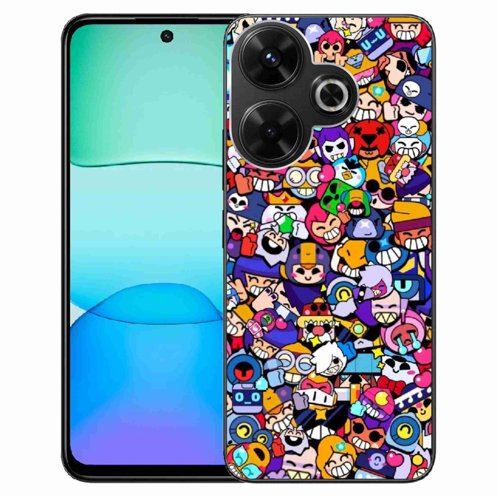 Gelový kryt mmCase na Xiaomi Redmi 13 4G/Poco M6 4G  - brawl stars 2
