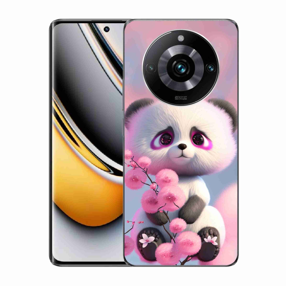Gelový kryt mmCase na Realme 11 Pro/11 Pro+ - roztomilá panda 1