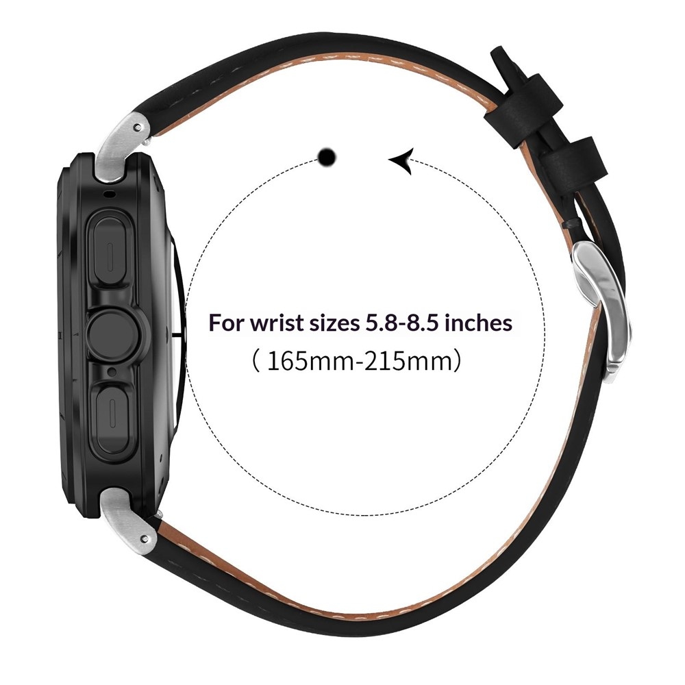 Leathe koženkový řemínek na Samsung Galaxy Watch Ultra (2025) 47mm - černý