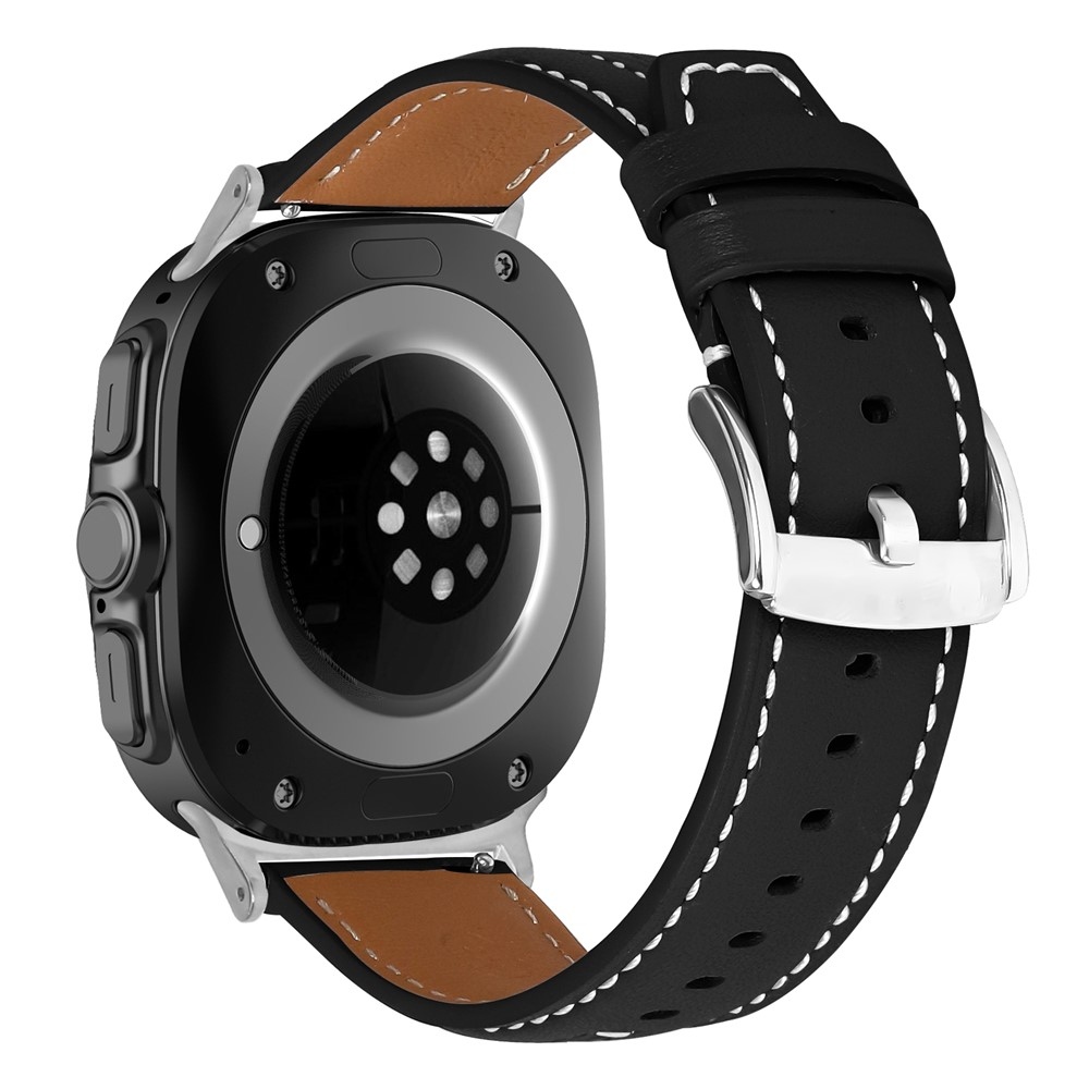 Leathe koženkový řemínek na Samsung Galaxy Watch Ultra (2025) 47mm - černý